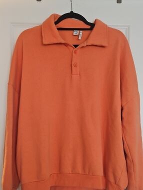 twik Orange Polo Sweater